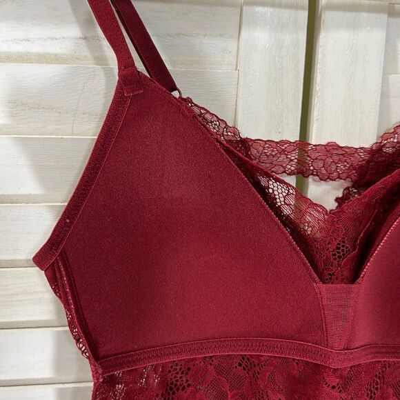 Auden Size Small Babydoll Lingerie Wirefree All Over Lace - Picture 10 of 14